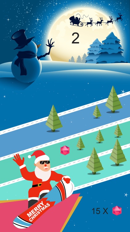 Christmas Countdown Santa Claus give a gift screenshot-3