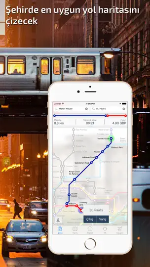 Londra Metro Kılavuzu iPhone Ekran Görüntüsü 2
