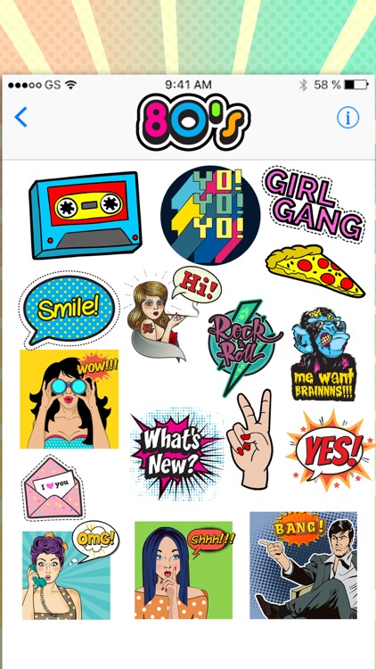 80's Emoji - Retro Sticker Pack for iMessage