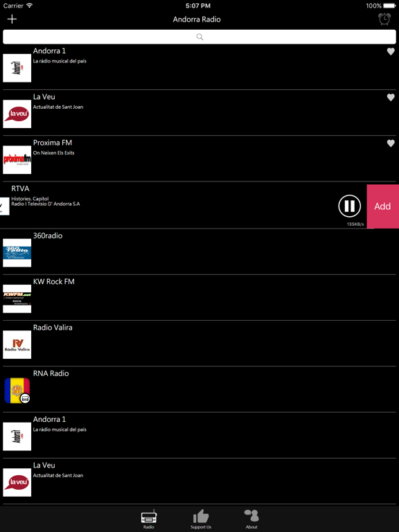 Andorran Radio iPad screenshot