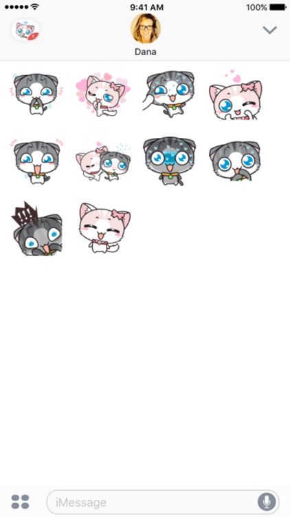 Milky & Clover stickers for iMessage