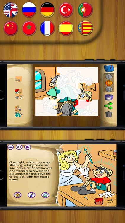 Pinocchio classic stories & Interactive book - Pro