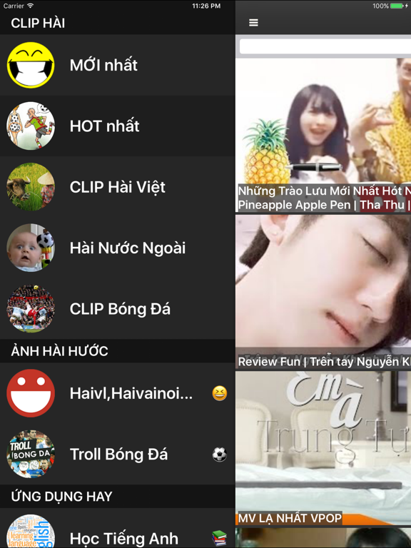Screenshot #4 pour Clip Hài -  Xem video hài việt, hài kịch, phim hài