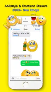 AA Emoji Keyboard - Animated Smiley Me Adult Icons screenshot #1 for iPhone