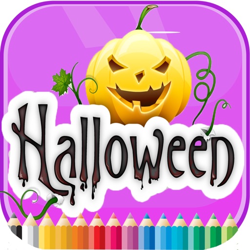 Halloween Coloring Book - Activities for Kids Icon
