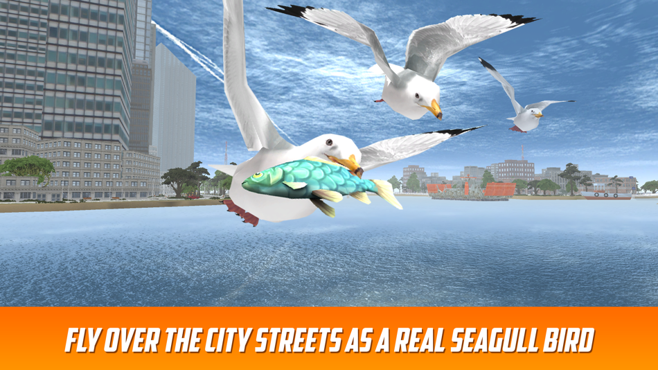 #1. Seagull Bird Survival Simulator 3D (iOS) 由: Tayga Games OOO