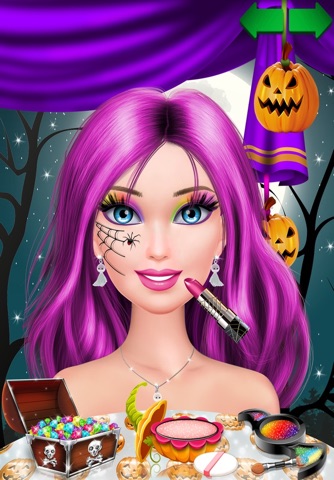 Halloween Makeover: Spa, Makeup & Dressup Salon screenshot 3