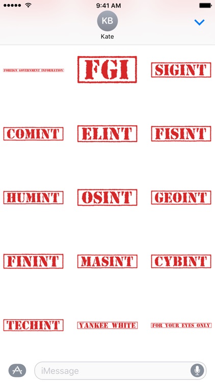 Top Secret Classification Stickers screenshot-3
