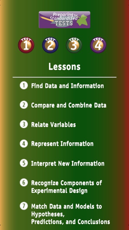 Preparing for Standardized Tests, Science