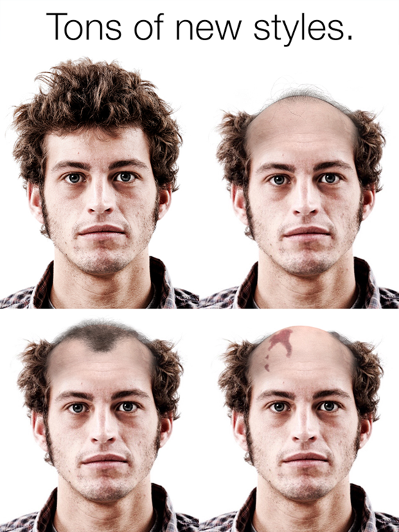 Baldify - Go Bald iPad screenshot 3 - Entertainment app