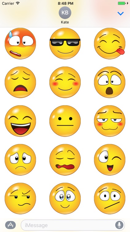 Yellow Smileys Emoticons