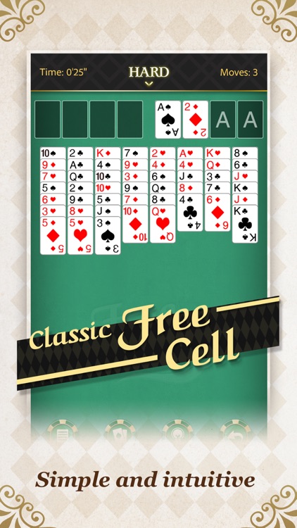 FreeCell Solitaire - Classic Shuffle Poker Game