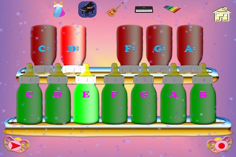 123 A Baby Bottles Piano - My First Piano For Kids screenshot 4