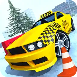 Xmas Taxi Parking Simulator 3D - Snow Drive 2017 app icon