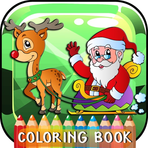 Christmas Coloring Book Free For Kids And Toddlers iOS App