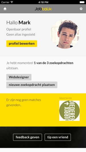 JobTalk … vacatures swipen