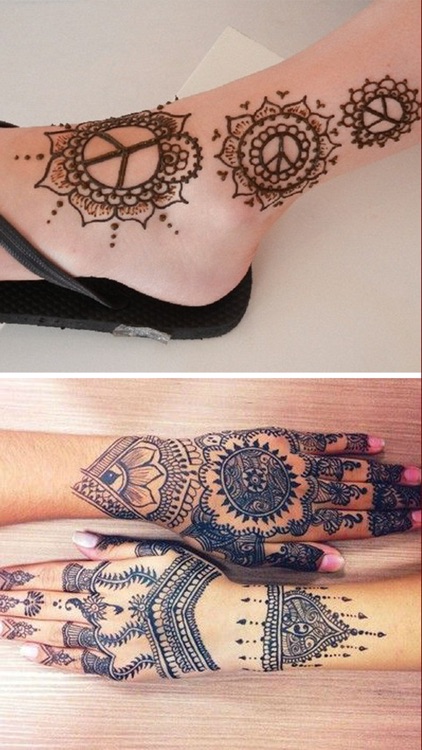 Henna Tattoo Designs Ideas - Arabic Mehndi Idea!