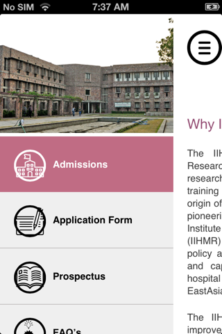 IIHMR UNIVERSITY screenshot 4