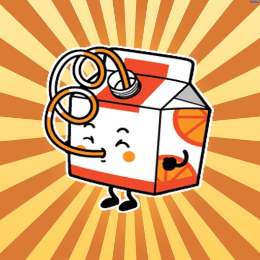 Orange Milk Animated Stickers