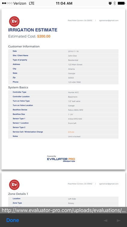 Evaluator Pro: Irrigation screenshot-3