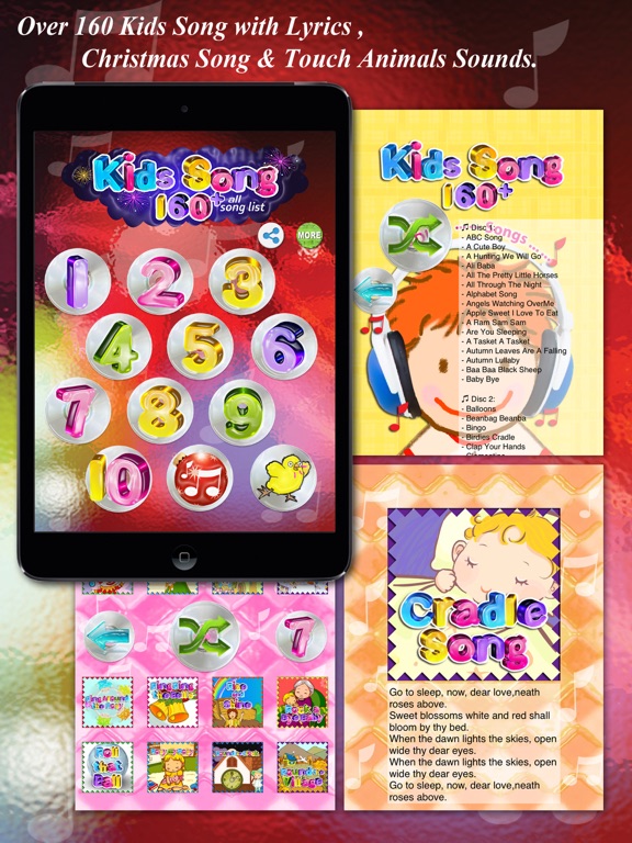 Screenshot #4 pour Kids Song -Over 160 English Kids Song With Lyrics