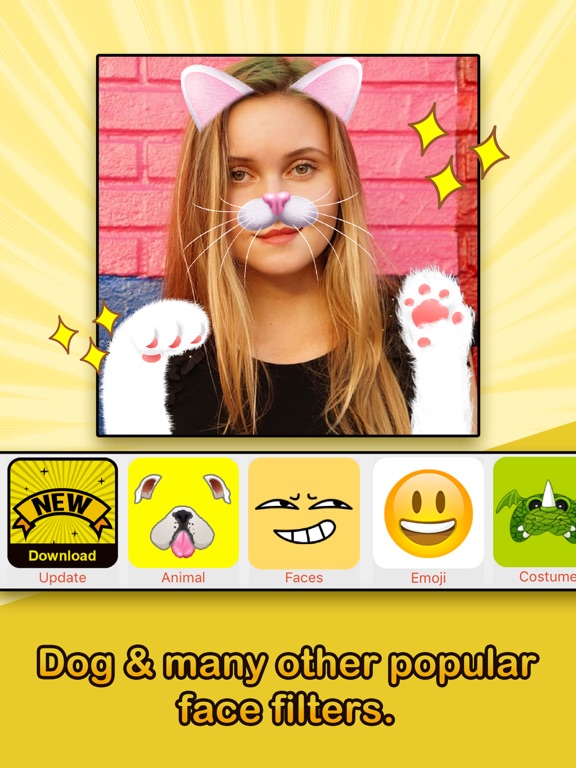 Screenshot #4 pour Face Filters - Dog & Other Funny Face Effects