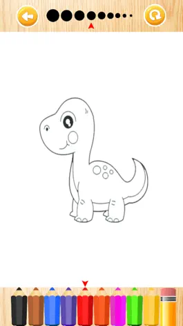 Game screenshot Динозавры Книжка-раскраска Draw и Paint Dino Игры hack