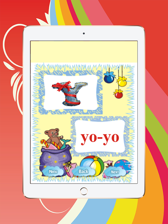 Alphabet A B C D E F G to Z Letters Phonic for Kid iPad screenshot