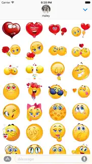 love emoji for imessage iphone screenshot 2