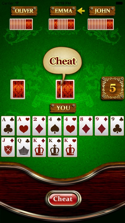 Cheat for Mobile(card game)