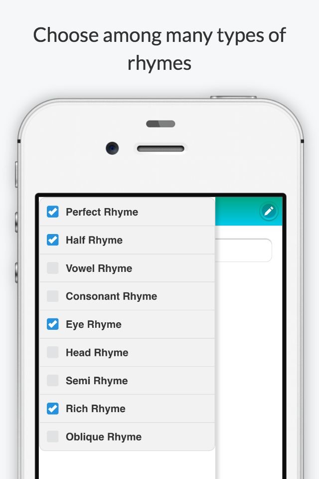 Rhyme Dictionary by Rhyme Time screenshot 2