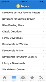 Crosswalk.com Devotionals screenshot