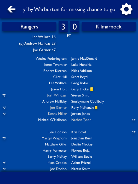 Screenshot #6 pour All The News - Rangers FC Edition