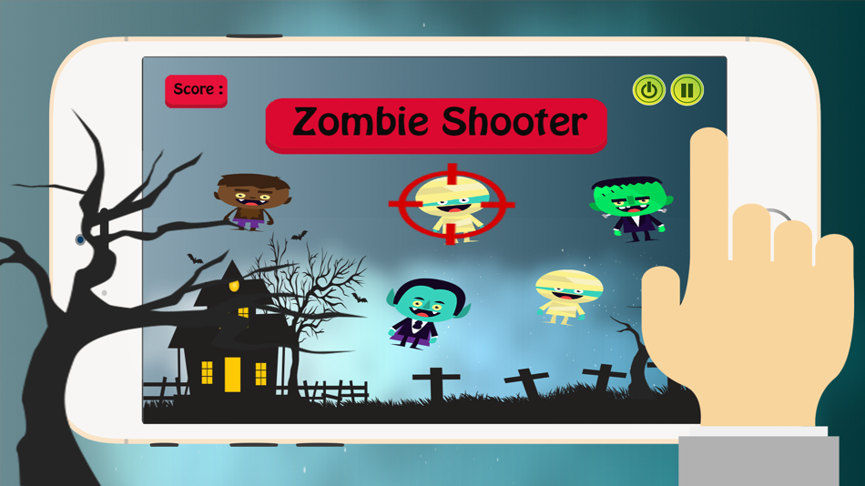 Zombies Halloween: Shooter Monsters Games For Kids - 1.0.4 - (iOS)