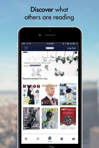 HIGO - The Social Reading Platform for Magazines screenshot 2