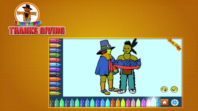 Coloring Book Thanks Giving screenshot-4