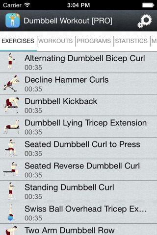 Home Dumbbell Workout Strength Routine & Exercises screenshot 2