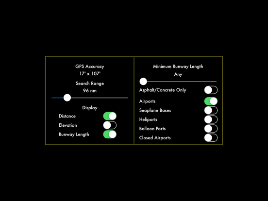 Augport: Airport Finder HUD iPad screenshot 4 - Navigation app