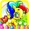 My Pony Coloring Game For Girl and Little Kids