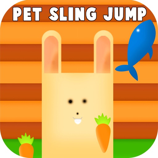 Pet Sling Jump - Free Kids Archery Shooting Games icon