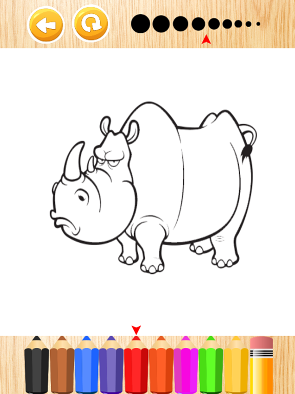 Animals Coloring Pages for Kids Girls & Boys HD iPad screenshot