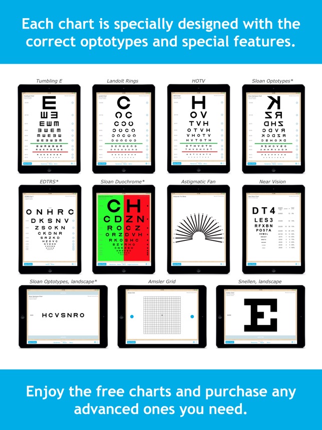 Eye Chart Pro - 眼科檢查(圖3)-速報App