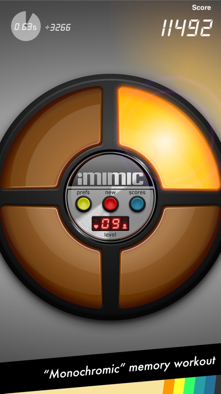 iMimic: 80's Vintage Electronic Memory Game screenshot 3