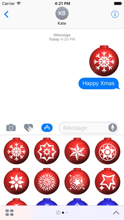 Xmas Balls Stickers