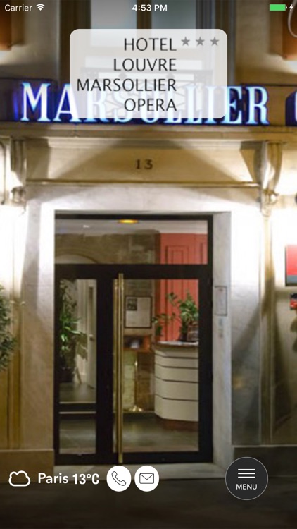 Hotel Louvre Marsollier Opéra