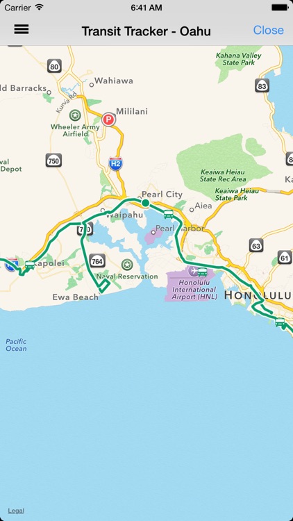 Transit Tracker - Oahu (TheBus)