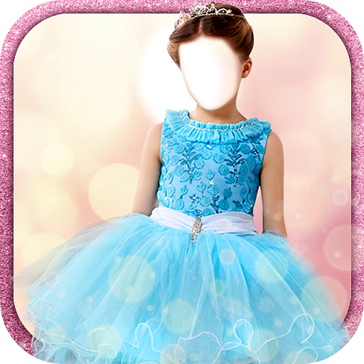 Kids Party Dress Girls Photo Montage icon