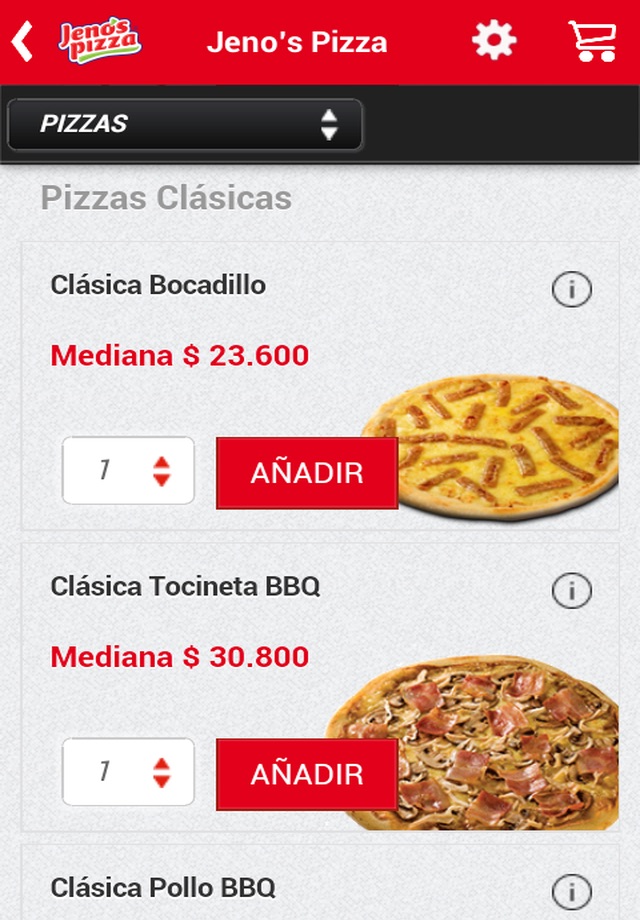 Jenos Pizza screenshot 2