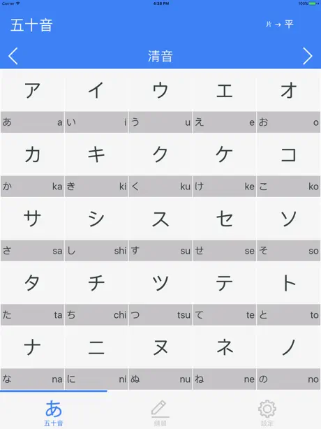 五十音 - 學習日文的基本發音
