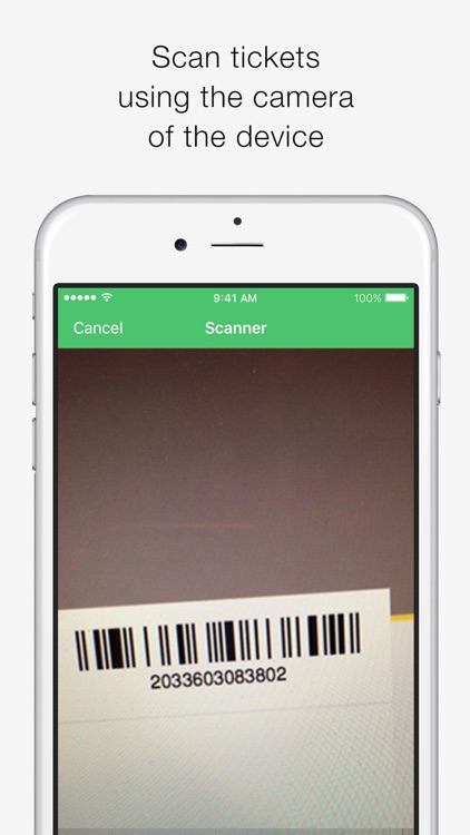 Ticket scanner by Paydro